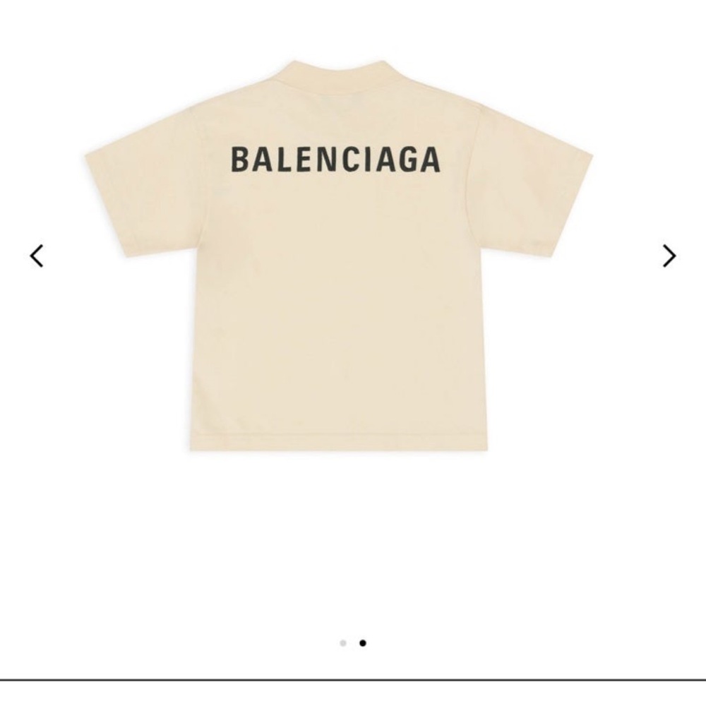 Balenciaga Kids Beige Tee